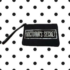 Victoria’s Secret Black Sequin Zip Pouch